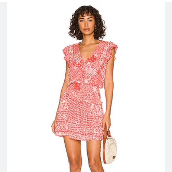 Poupette St. Barth Paulina Floral Mini Dress - Picture 1 of 8